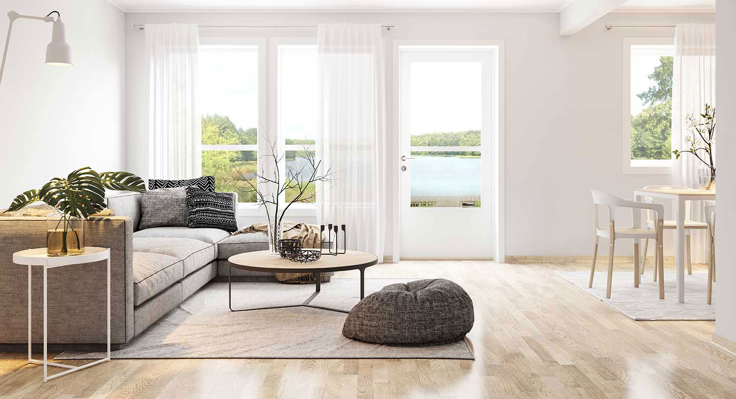 Bright living room