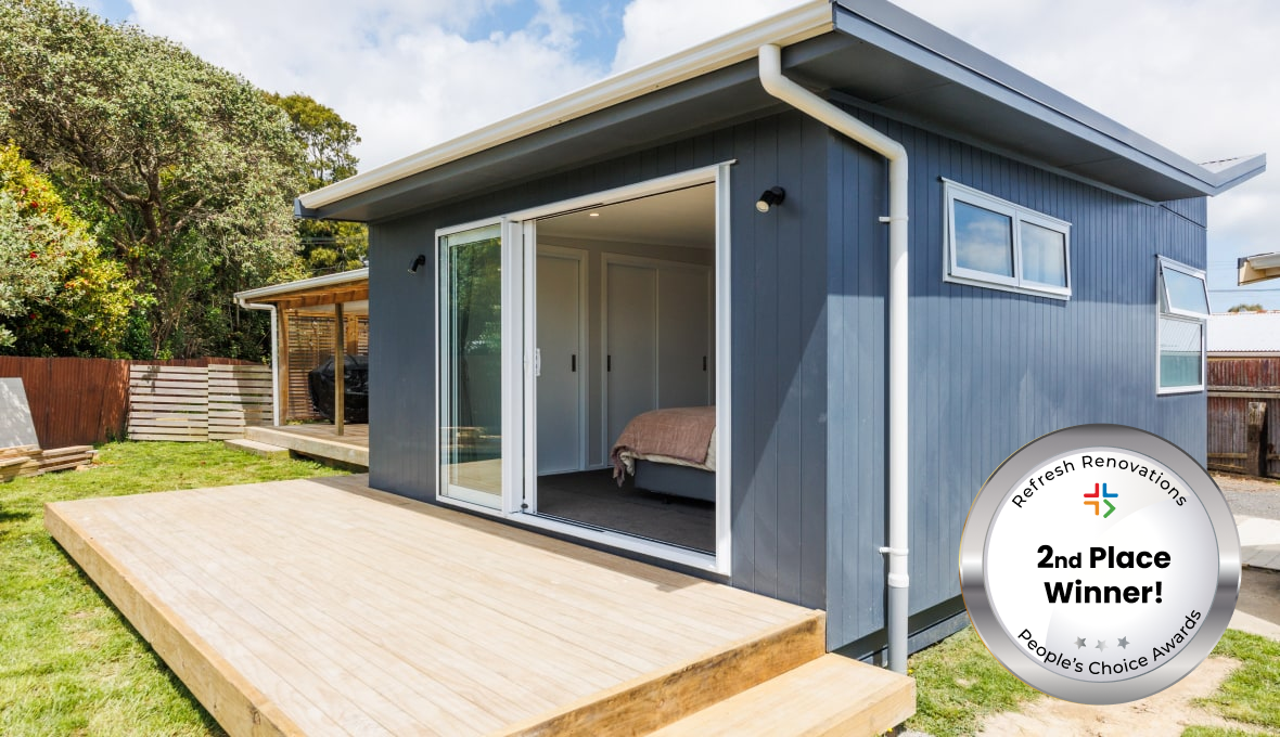 Outside granny flat
